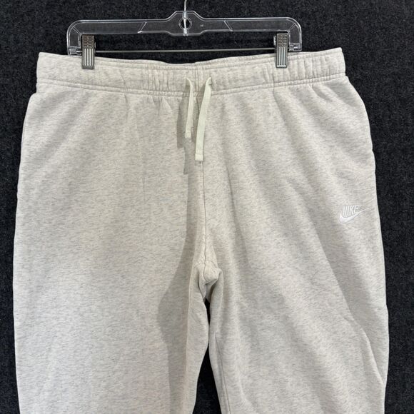 Nike Sweatpants Women's XL Birch Heather Fleece Joggers Pants DQ5191-141 - Picture 2 of 12